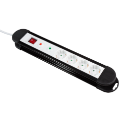 Steckdosenleiste, 4-fach, 1,4m Zuleitung 