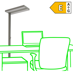 Büro Stehlampe Rolf KERN Smart 