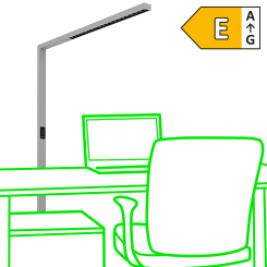 Büro Stehlampe Rolf KERN Clever-Pro 