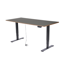 Gestell business-b + Tischplatte 160x80cm Iron 