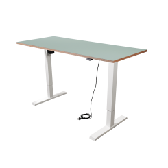 Gestell smart-w + Tischplatte 120x60cm Aquavert 