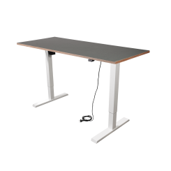 Gestell smart-w + Tischplatte Iron 160x80cm 