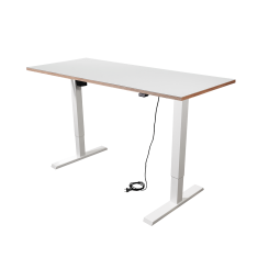 Gestell smart-w + Platte 140x60cm Pebble 