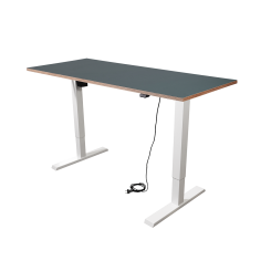 Gestell smart-w + Platte 120x60cm Smokey Blue 