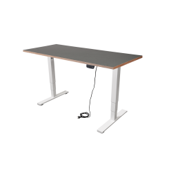 Gestell business-w + Tischplatte 180x80cm Iron 