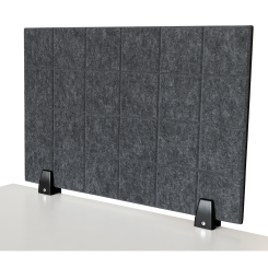 Trennwand-Set imstande, 60x40cm, schwarz 