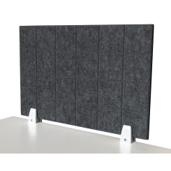 Trennwand-Set imstande, 60x40cm, weiß 