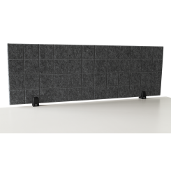 Trennwand-Set imstande, 120x40cm, schwarz 